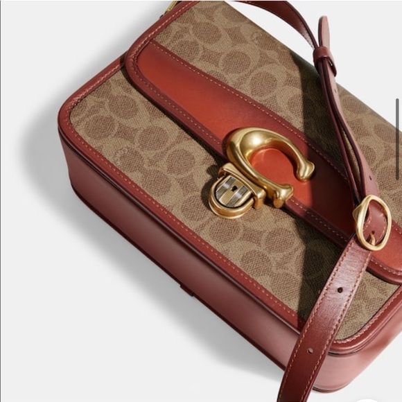 BNWT -Coach Studio Shoulder Bag ( Tan/Rust)❌SOLD❌ - Picture 7 of 13